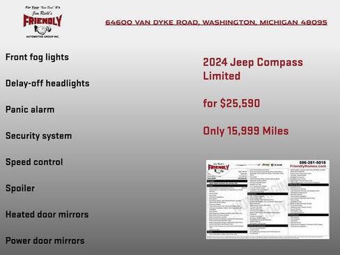 Used 2024 Jeep Compass Limited image 7