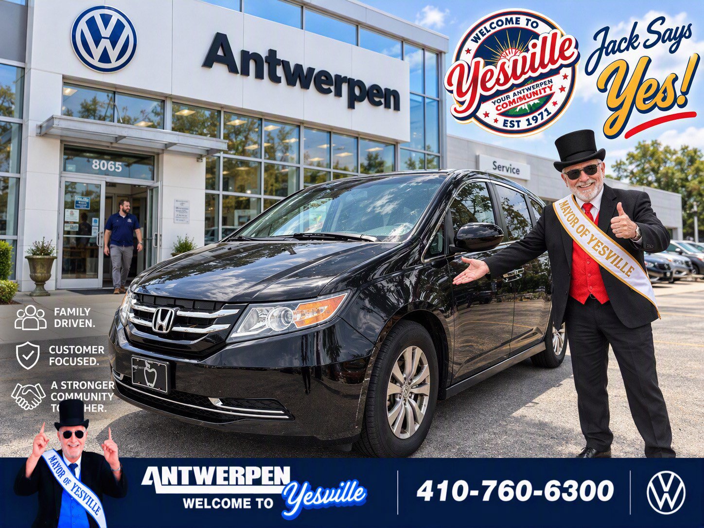Used 2014 Honda Odyssey EX image 1