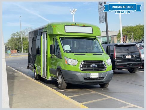 Used 2018 Ford Transit 350 156 DRW w/ Shuttle Bus Prep Package RWD image 1