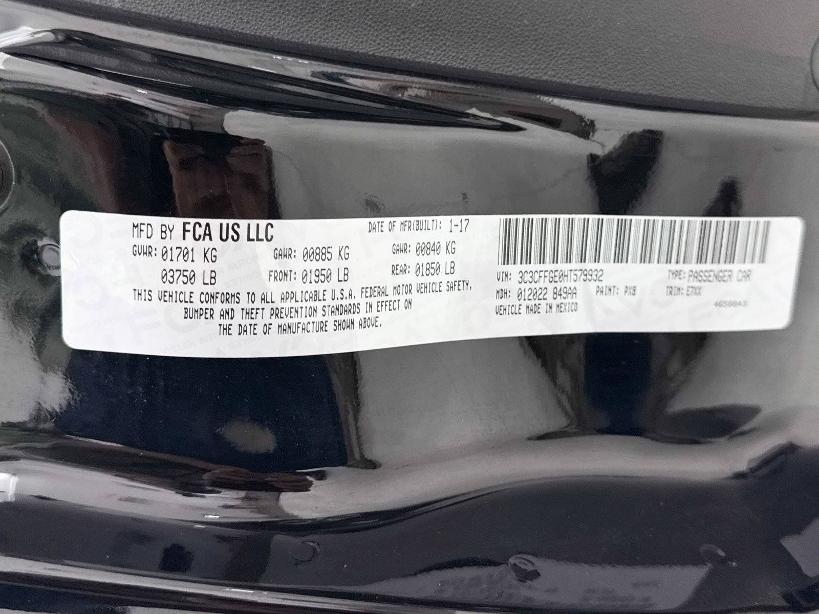 Used 2017 FIAT 500 e FWD image 23