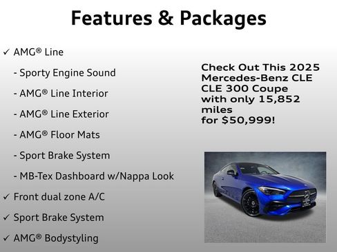 Used 2025 Mercedes-Benz CLE 300 4MATIC Coupe image 12