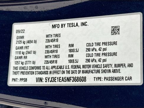 Used 2022 Tesla Model 3 image 19