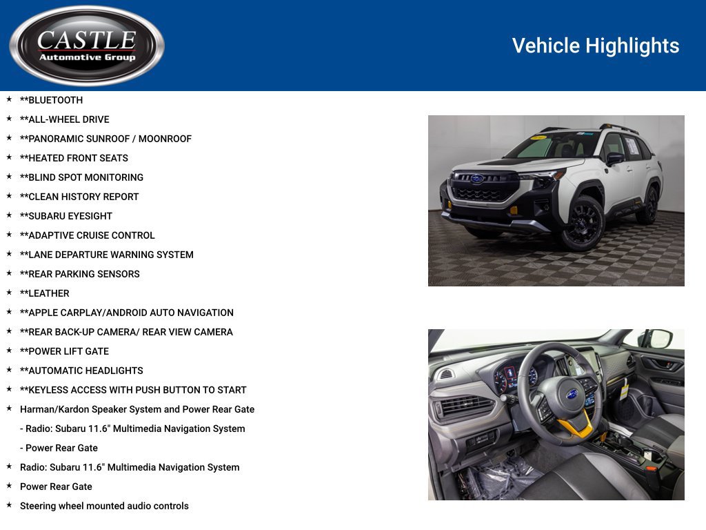 Used 2026 Subaru Forester Wilderness AWD/4WD image 3