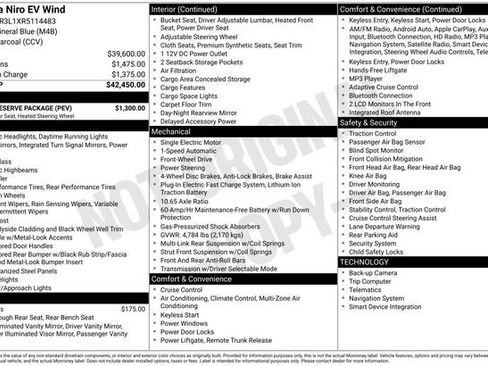 Certified 2024 Kia Niro Wind w/ Wind Preserve Package image 14