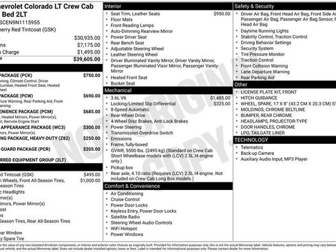 Used 2022 Chevrolet Colorado LT w/ Luxury Package image 19