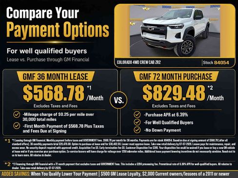 New 2026 Chevrolet Colorado ZR2 w/ Technology Package AWD/4WD image 2