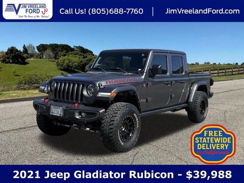 Used 2021 Jeep Gladiator Rubicon image 1