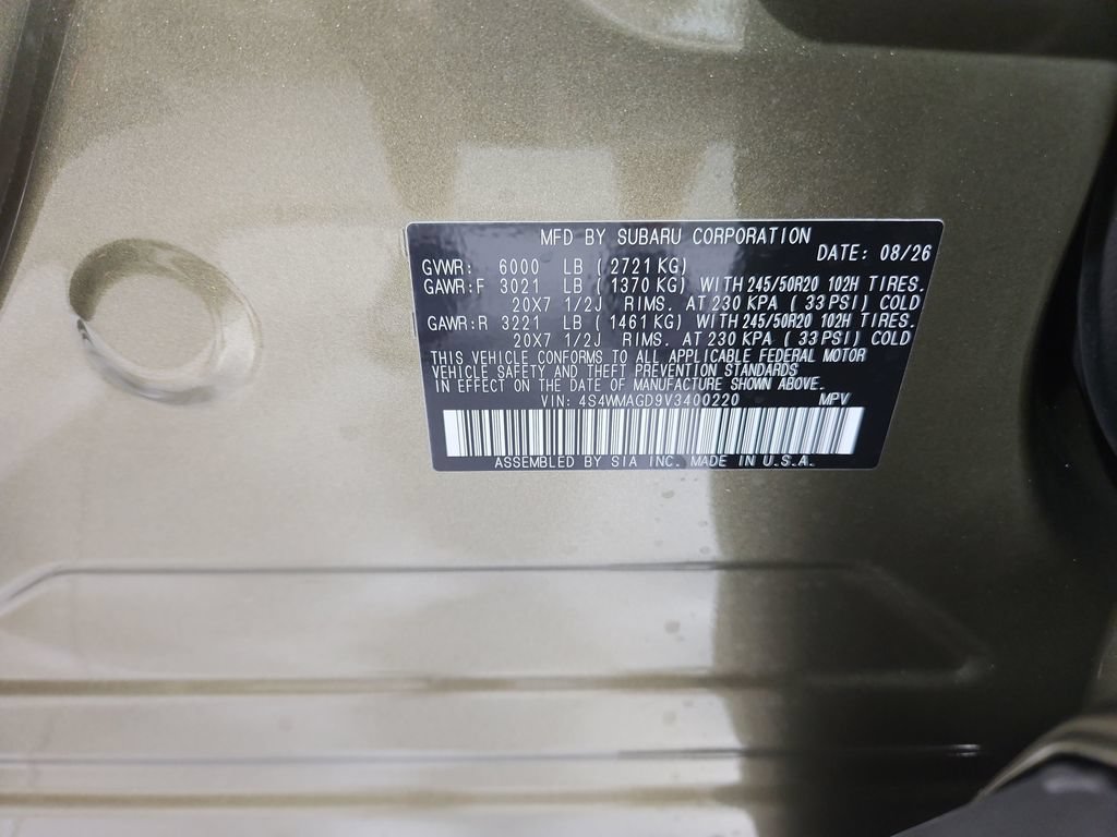 New 2027 Subaru Ascent Limited AWD/4WD image 30