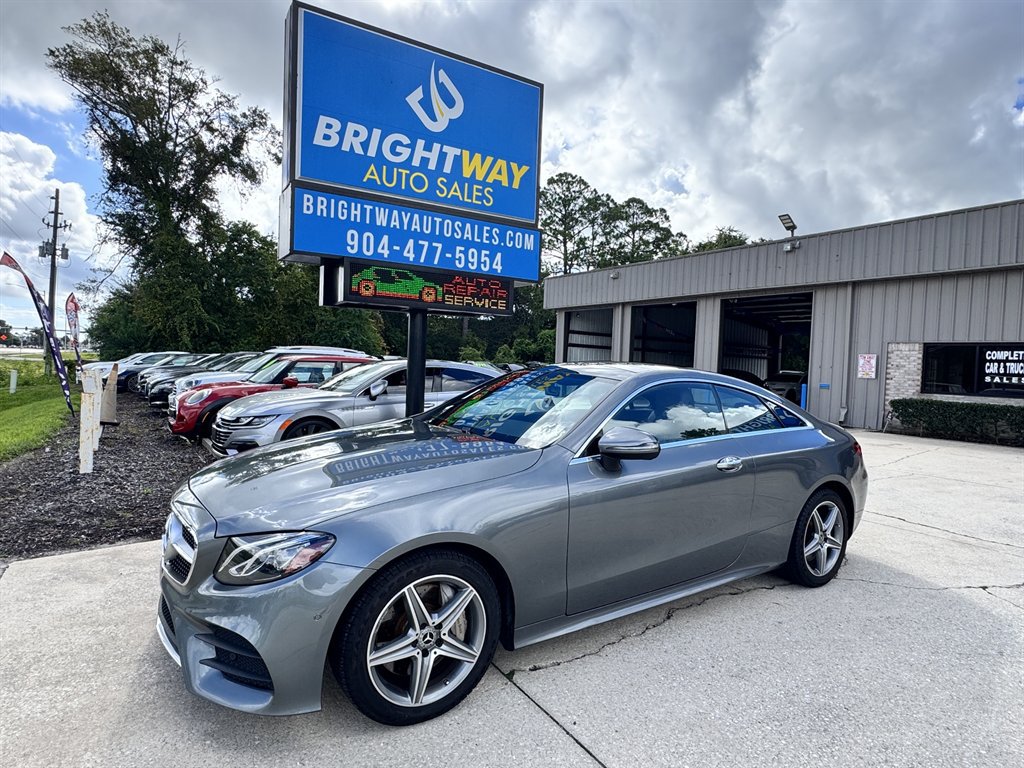 Used 2018 Mercedes-Benz E 400 4MATIC Coupe w/ Premium 1 Package image 1