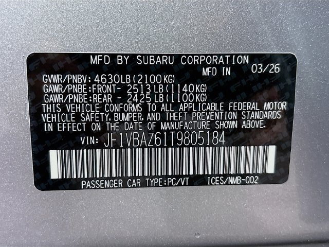 New 2026 Subaru WRX tS AWD/4WD image 31