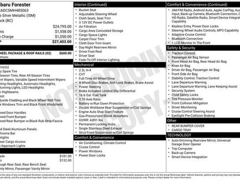 Used 2021 Subaru Forester image 35