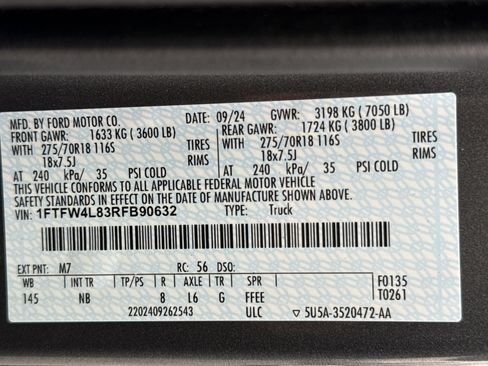 Used 2024 Ford F150 Tremor w/ Equipment Group 402A High image 35