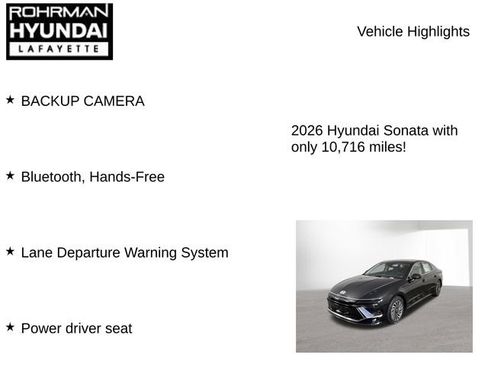 Used 2026 Hyundai Sonata SEL FWD image 7