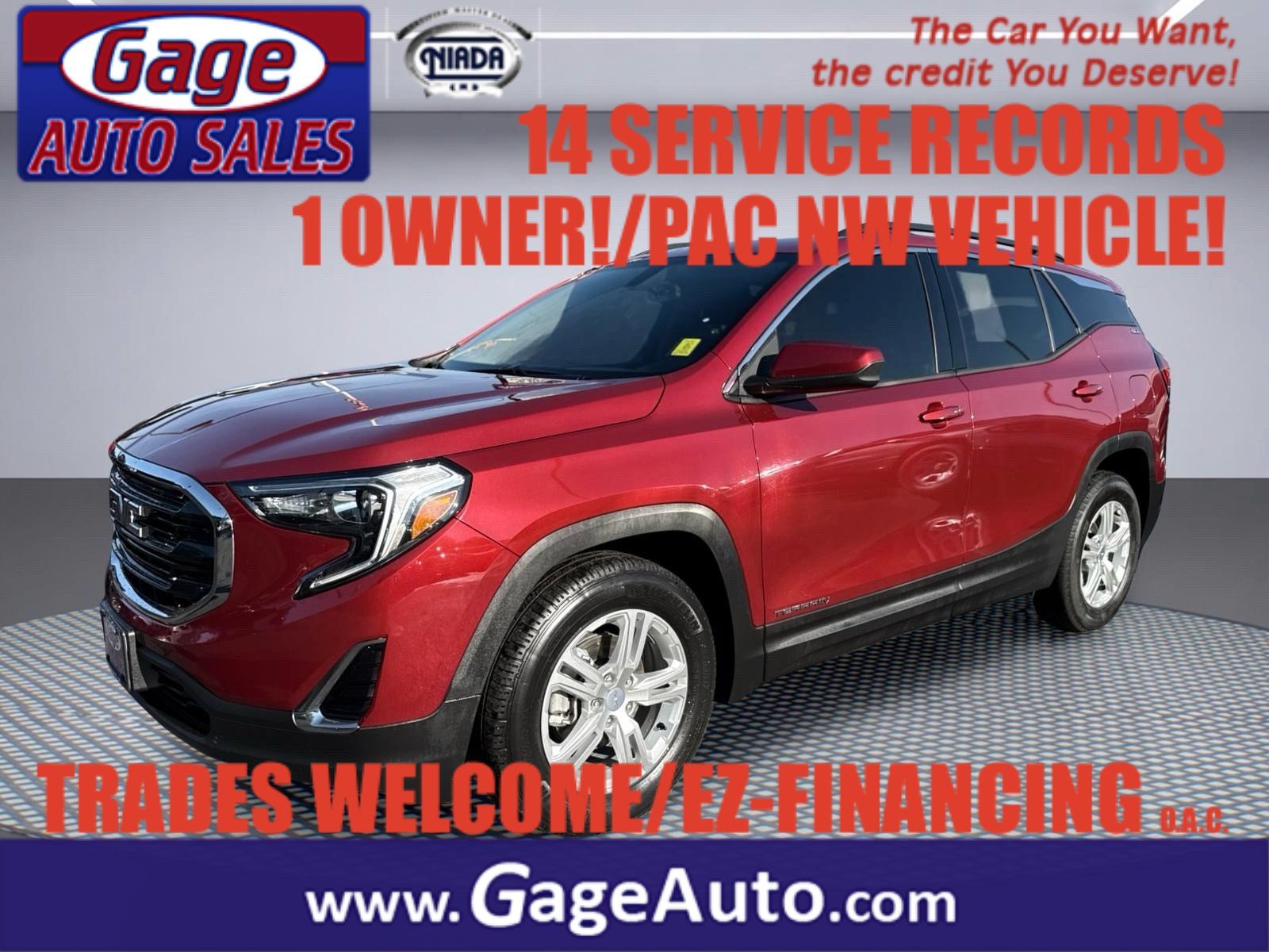 Used 2019 GMC Terrain SLE w/ Driver Convenience Package FWD image 1