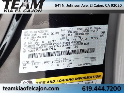 Used 2022 Lincoln Navigator L Reserve w/ Monochromatic Package AWD/4WD image 37