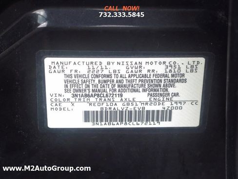 Used 2012 Nissan Sentra 2.0 SL w/ Special Value Pkg image 27