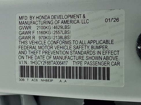 Used 2026 Honda Accord Touring image 29