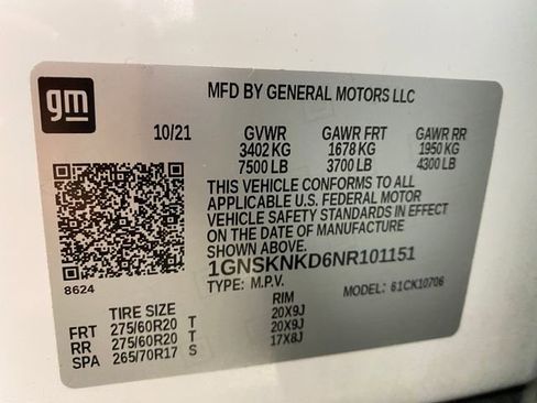 Certified 2022 Chevrolet Tahoe LT w/ Luxury Package image 31