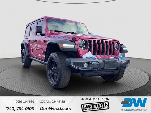Used 2022 Jeep Wrangler Unlimited Rubicon 4xe w/ Cold Weather Group image 1