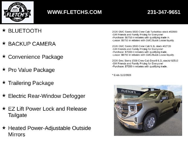 New 2026 GMC Sierra 1500 Pro w/ Pro Value Package AWD/4WD image 2