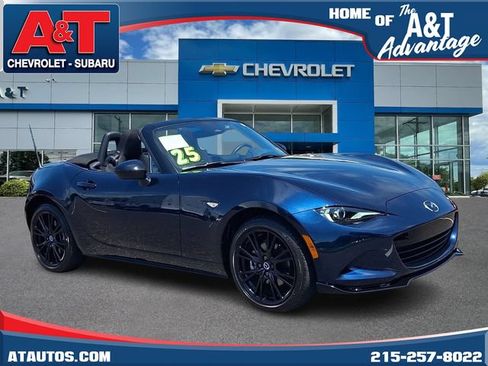 Used 2025 MAZDA MX-5 Miata Club w/ Weather Package RWD image 1