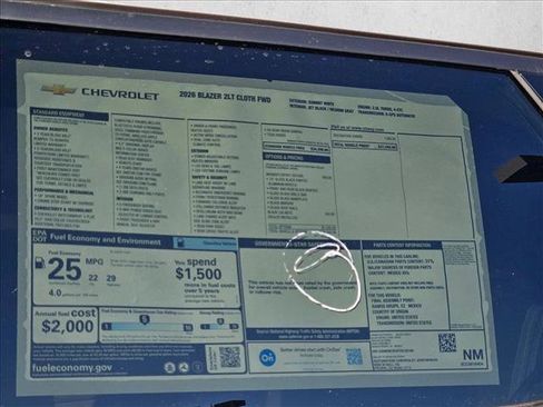 New 2026 Chevrolet Blazer LT image 17