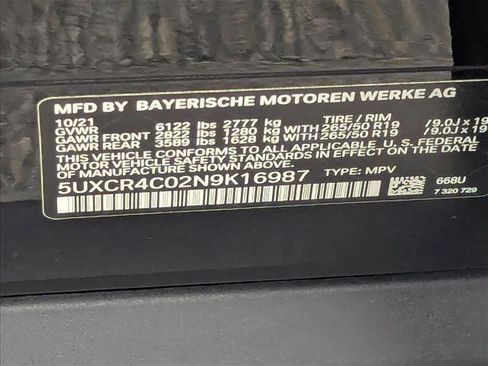 Certified 2022 BMW X5 sDrive40i w/ Luxury Seating Package image 25