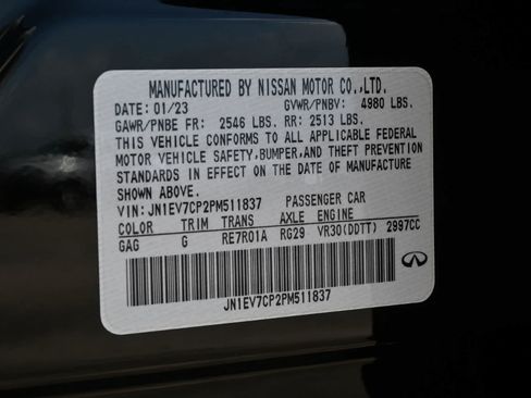 Certified 2023 INFINITI Q50 Sensory RWD image 27