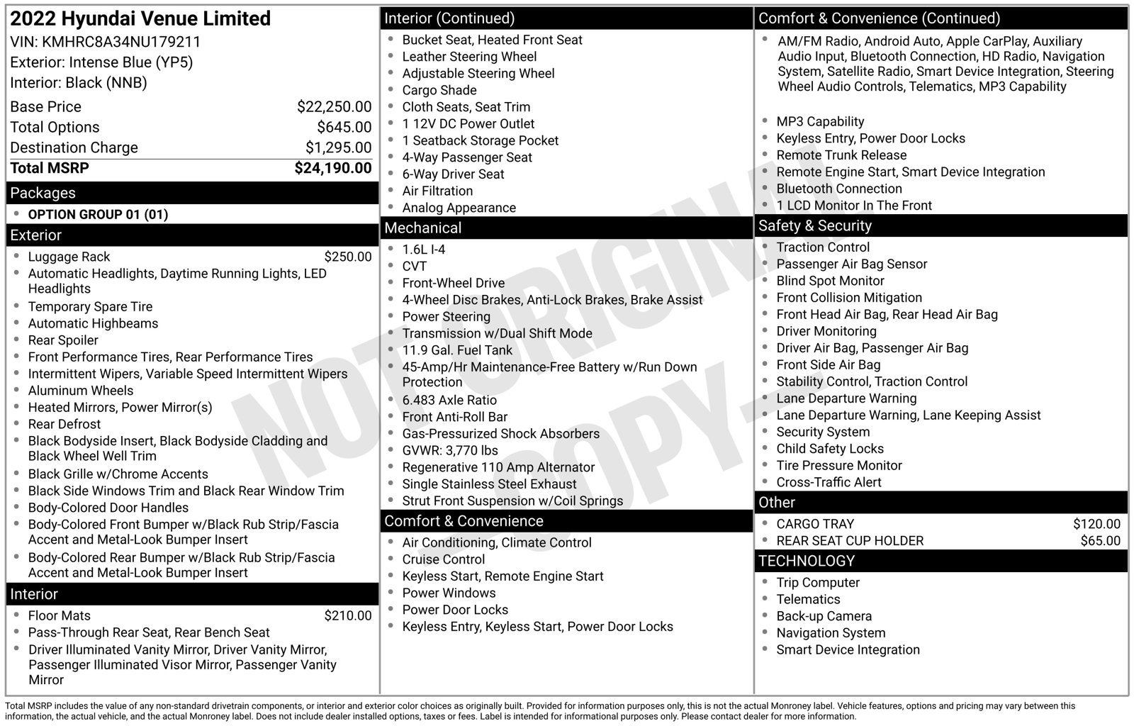 Used 2022 Hyundai Venue Limited FWD image 30