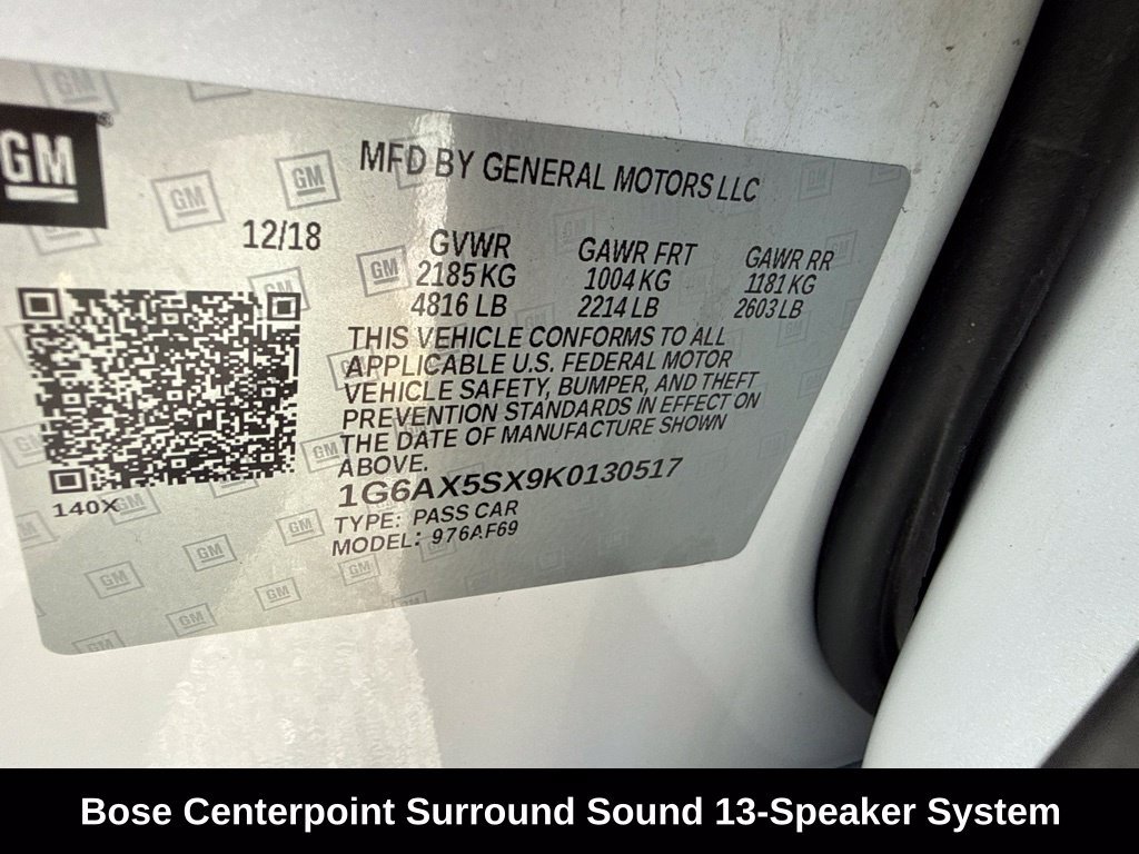 Used 2019 Cadillac CTS Luxury AWD/4WD image 11
