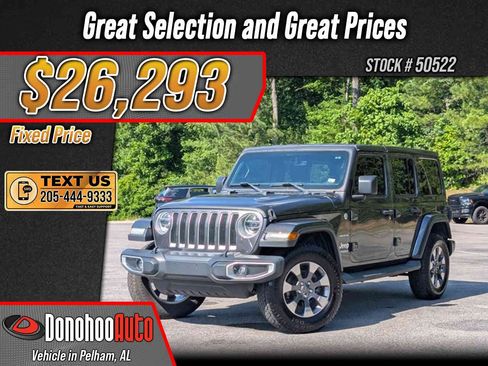 Used 2018 Jeep Wrangler Unlimited Sahara AWD/4WD image 1