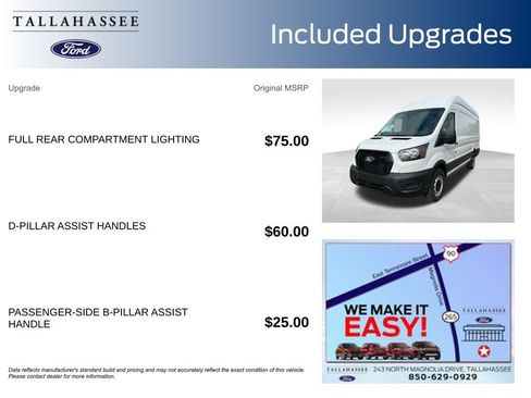 New 2026 Ford Transit 350 148 High Roof Extended w/ Load Area Protection Package image 7