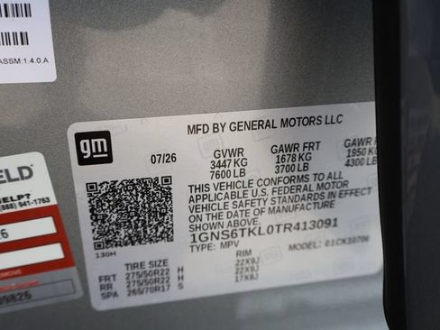 New 2026 Chevrolet Tahoe High Country AWD/4WD image 31