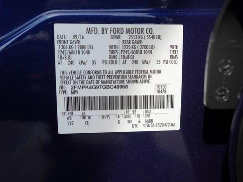 Used 2016 Ford Edge SE AWD/4WD image 24