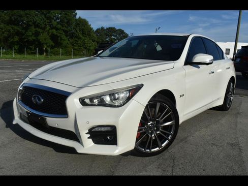 Used 2017 INFINITI Q50 Red Sport 400 AWD/4WD image 1