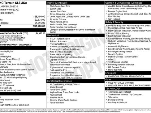 Used 2022 GMC Terrain SLE w/ Driver Convenience Package image 15