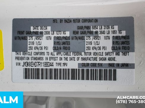 Used 2024 MAZDA CX-90 3.3 Turbo w/ Premium Plus Pkg image 43