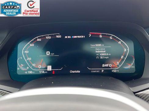 Used 2022 BMW X6 M50i w/ Executive Package image 29