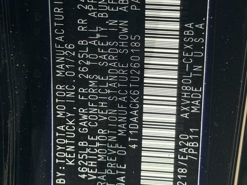 Used 2026 Toyota Camry SE FWD image 30
