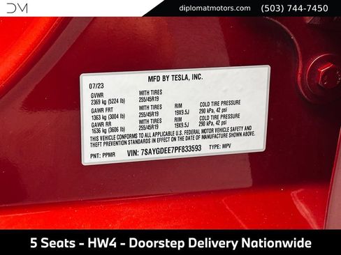 Used 2023 Tesla Model Y Long Range AWD/4WD image 44
