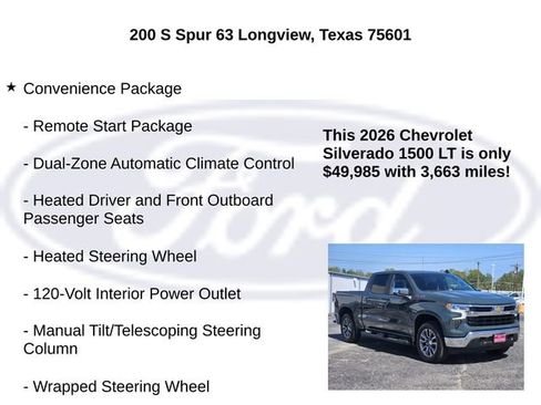Used 2026 Chevrolet Silverado 1500 LT w/ Z71 Off-Road Package image 30
