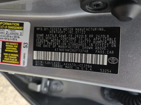 Used 2022 Toyota Camry XSE FWD image 33