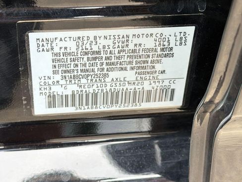 Used 2023 Nissan Sentra SV w/ All-Weather Package FWD image 20
