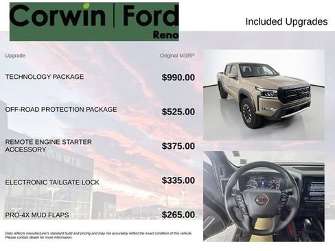 Used 2024 Nissan Frontier PRO-4X w/ Technology Package AWD/4WD image 3