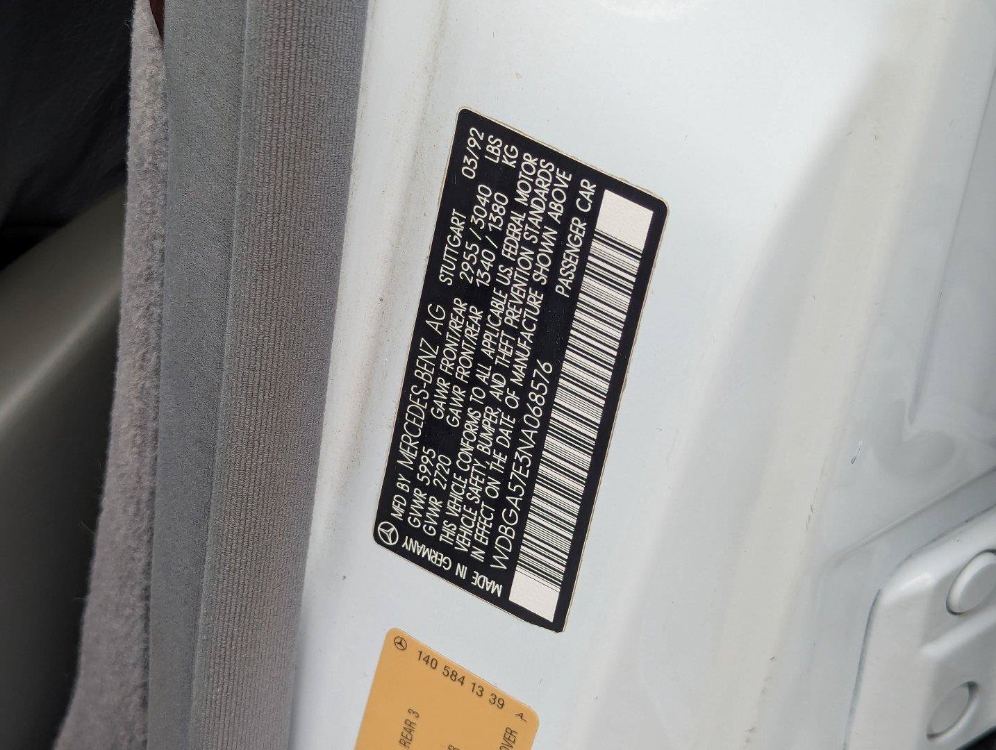 Used 1992 Mercedes-Benz 600 SEL image 39