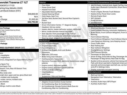 New 2026 Chevrolet Traverse LT image 25