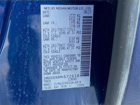 Used 2023 Nissan Frontier PRO-4X w/ Pro-4X Premium Package image 15