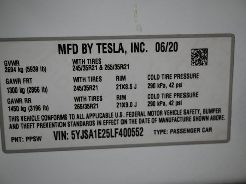 Used 2020 Tesla Model S Long Range Plus image 46