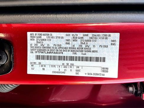 Certified 2024 Ford F150 Platinum image 31