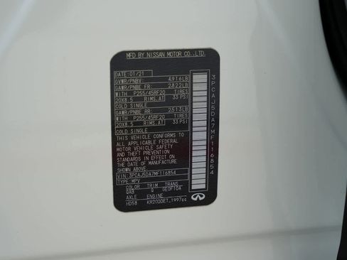 Used 2021 INFINITI QX50 Autograph w/ Premium White Leather Package FWD image 25